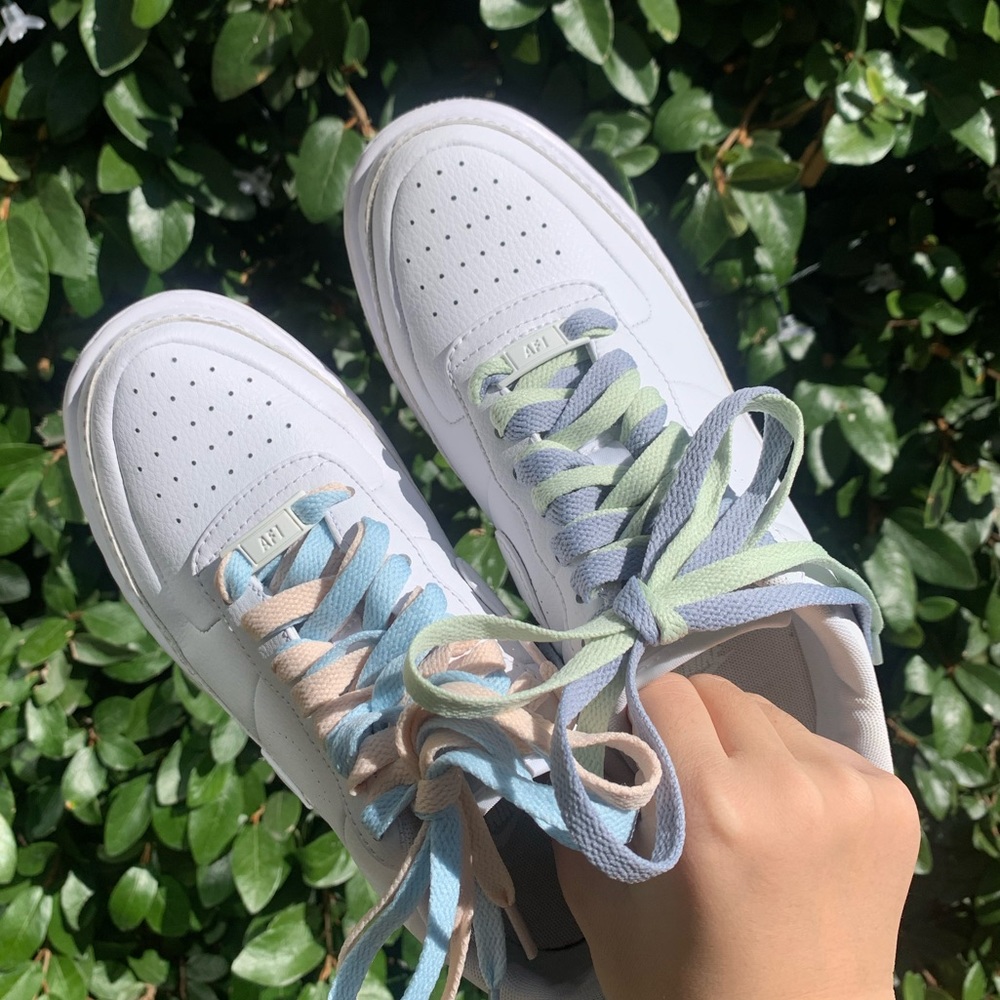 brand new pastel shoelaces set of 4